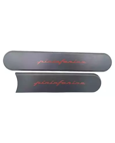 Custodes Peugeot 205 CTI Pininfarina logo nero ala posteriore laterale carrozzeria