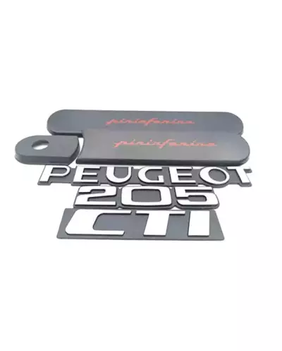 Custódia Cinza 205 CTI Pininfarina com 3 Logos