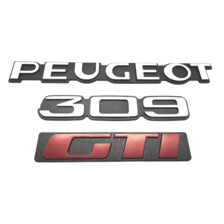 Logotipos del Peugeot 309 GTI