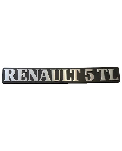 Logotipo del maletero Renault 5 TL Phase 2