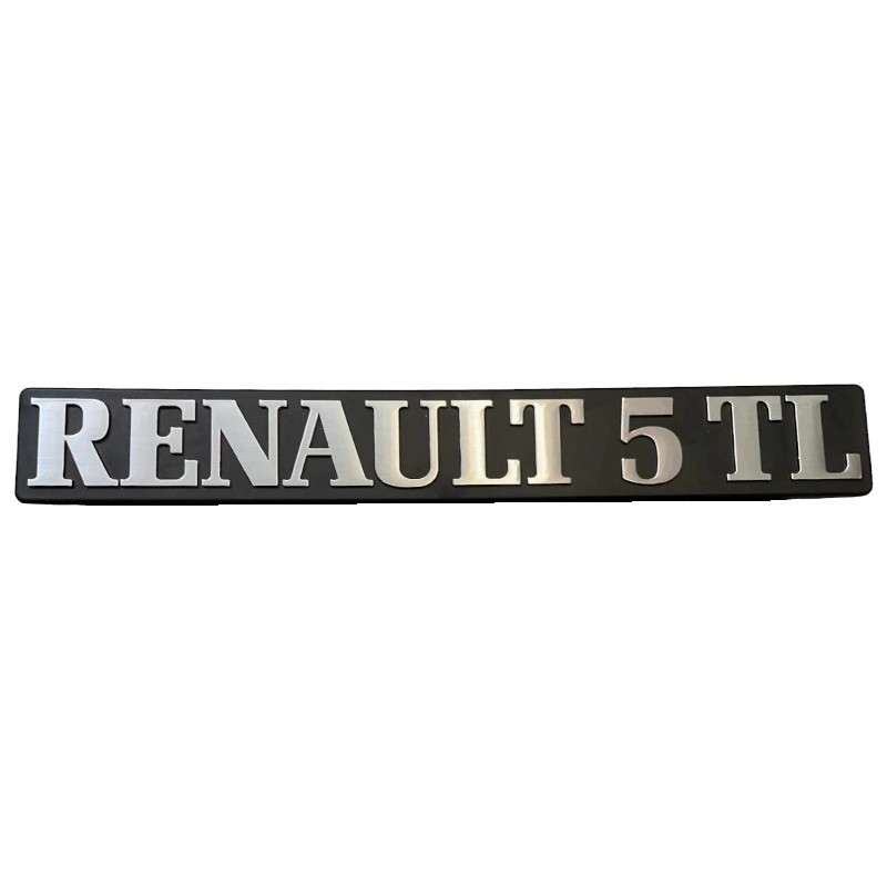 Logotipo del maletero Renault 5 TL Fase 2