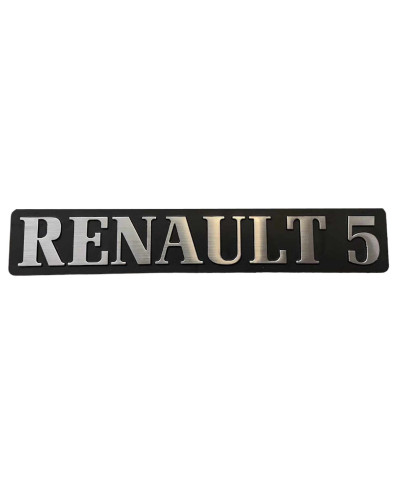 Renault 5 Kofferbaklogo voor R5 Turbo