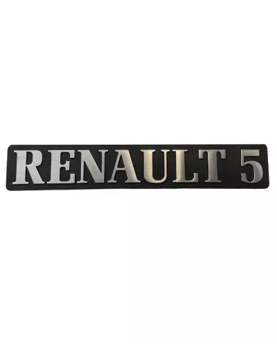 Renault 5 Kofferbaklogo voor R5 Turbo
