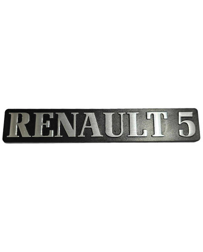 Monogramme de Coffre Renault 5 pour R5 Turbo emblème