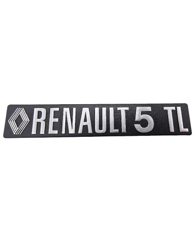 Renault 5 TL Phase 1 boot monogram