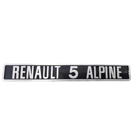 Monogramme tableau de bord R5 Alpine Atmosphérique