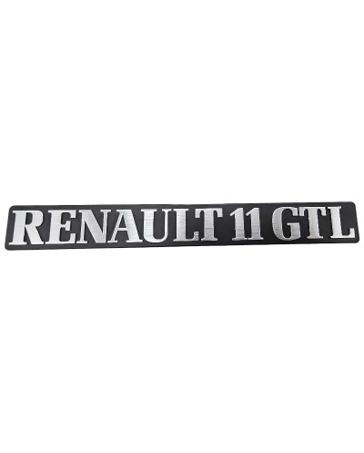 Monogramme Coffre Renault 11 GTL