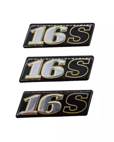 Placa de alumínio 16S com resina doming para Renault 19S