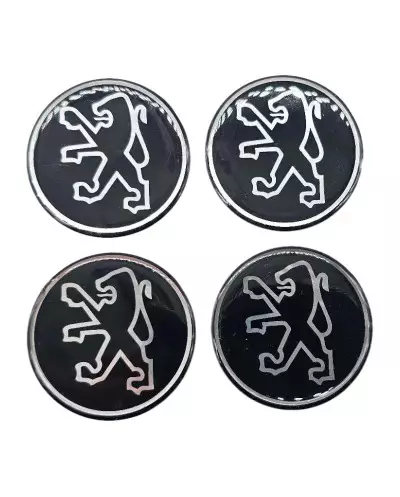Stickers Peugeot pour centre de roue PTS SPEEDLINE SL434