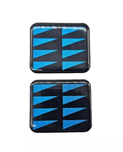 Blue GT Turbo Alain Ear Pennant Door Jamb Logo
