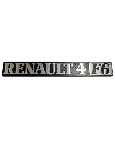 Renault 4L F6 boot monogram