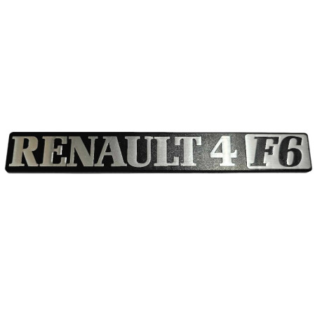 Logo de coffre Renault 4L F6