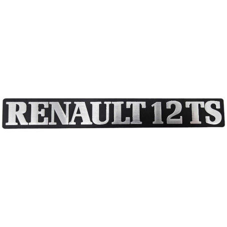 Renault 12 TS monograma porta-malas