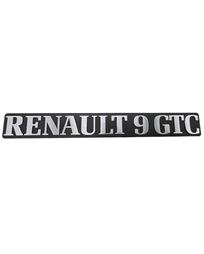 Monogramme de coffre pour Renault 9 GTC