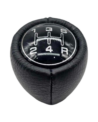 Leather Gear Knob with Peugeot 309 GTI 16 Badge
