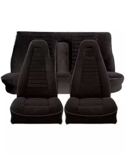 Full R5 TS zwarte stoffen stoelbekleding
