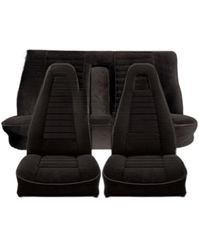 Tapizado completo de los asientos de tela R5 TS Black