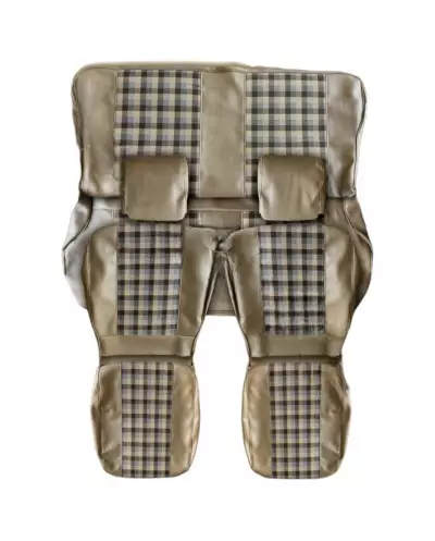 Renault 4L NM beige tartan stoffen stoelbekleding vanaf 1980