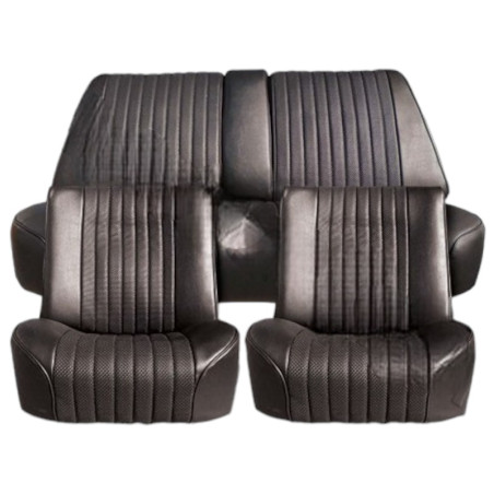 Ensemble garnitures de sièges complet Targa noir Citroën DS