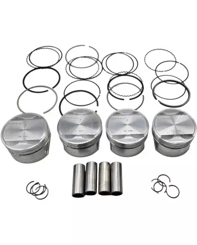 Lot de 4 pistons forgés Clio Williams Megane 2L ALCRON SPORT