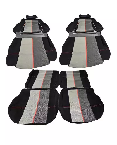 Peugeot 205 GTI Ramier voorbankbekleding in stof