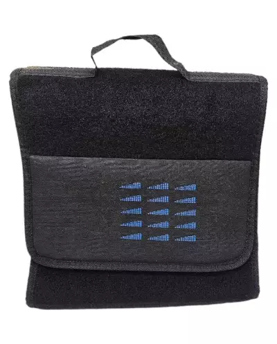 Sac de coffre noir tissu Fanion Bleu Renault Super 5 GT Turbo rangement outillage, sellerie habitacle intérieur