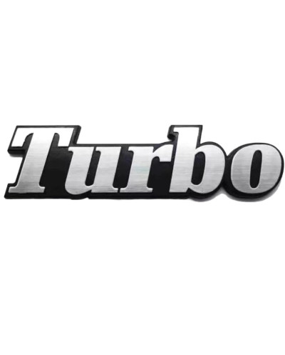 R9 / R11 Brushed Aluminum Turbo Trunk Logo