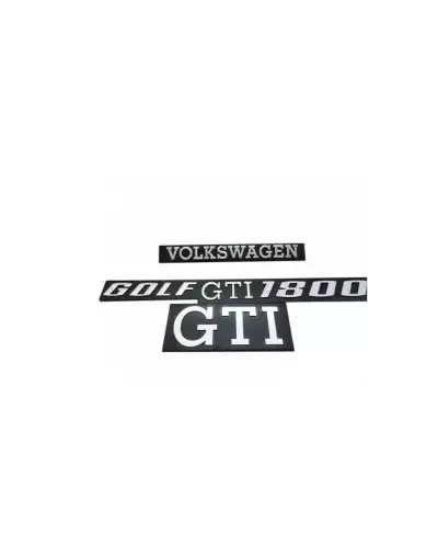Logótipos Volkswagen Golf GTI 1800