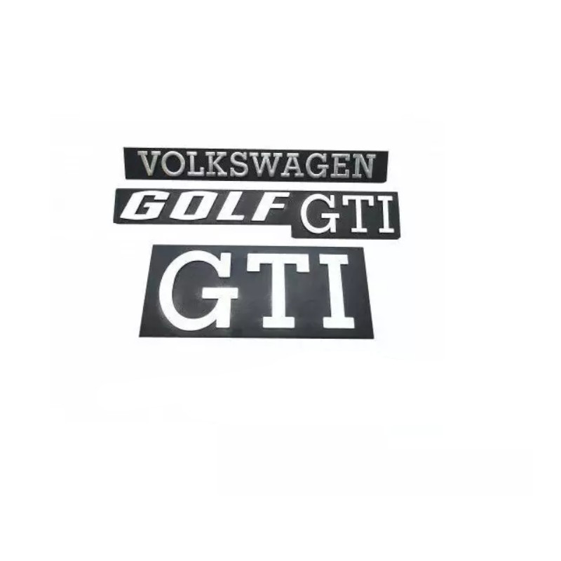 Volkswagen Golf GTI logo monograms