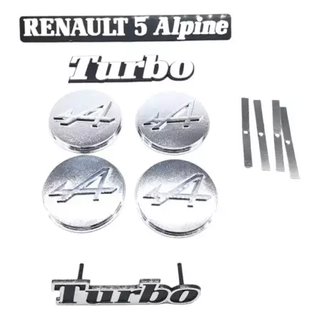 R5 Alpine Turbo-logo complete set