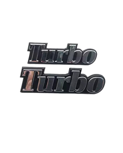 Monogramme Turbo Aile arrière R21 2L Turbo Phase 1 chromé