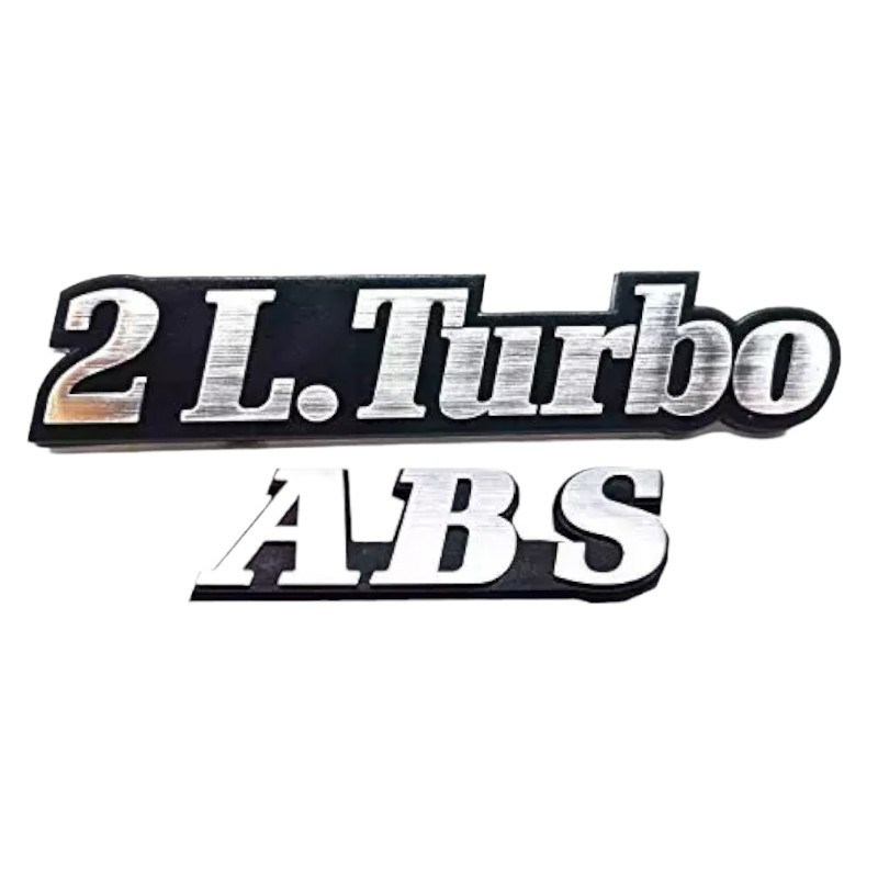 Monogrammes 2L Turbo + Abs Renault 21 2L Turbo chromé