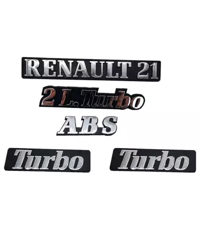 Renault 21 2L Turbo ABS-logo's