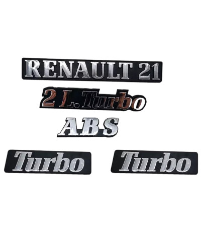 Renault 21 2L Turbo ABS chrome monograms