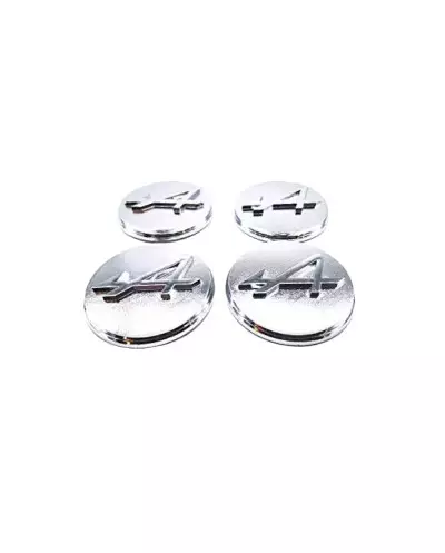 Centro de rueda para Renault 5 Alpine Chrome Car Set of 4