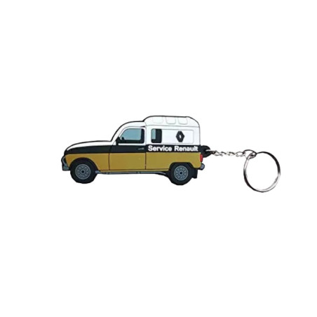 Renault 4L Service-Schlüsselanhänger