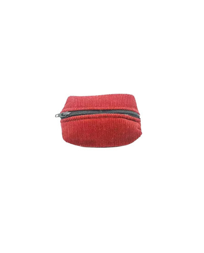 R5 Alpine Ribbed Coin Purse in Red Fabric