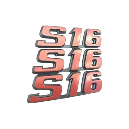 Logotipo S16 para Peugeot 106 S16