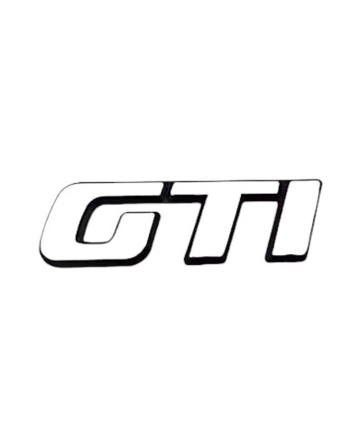 GTI Chrome Monogram for Peugeot 106 Resistant ABS Plastic
