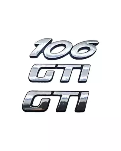 Logos 106 fase 2 e 2 cromo GTI logo