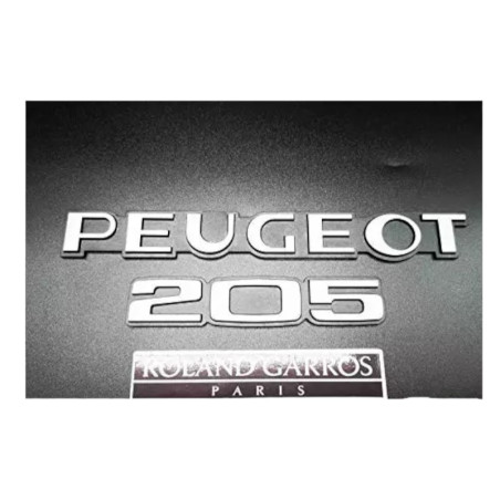 Peugeot 205 Roland Garros Paris logos