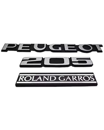 Logotipos del Peugeot 205 Roland Garros