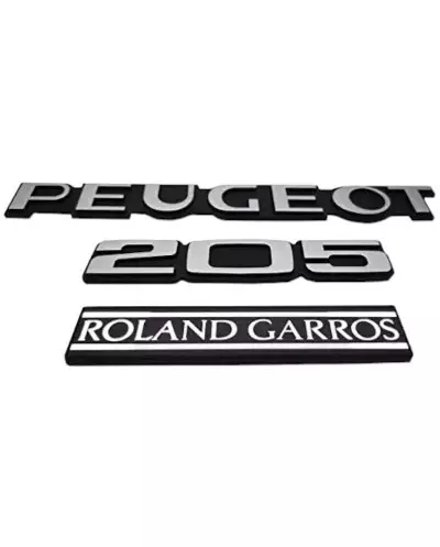 Monogramas de la marca Peugeot 205 Roland Garros Youngtimersclassic