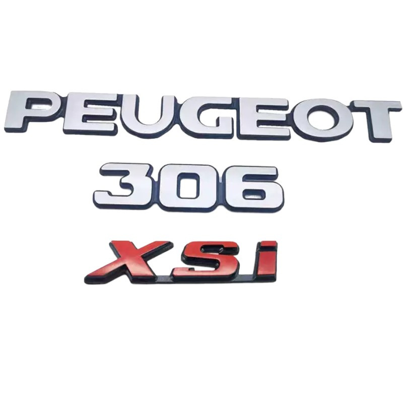 Peugeot 306 XSI kit de 3 Monogrammes