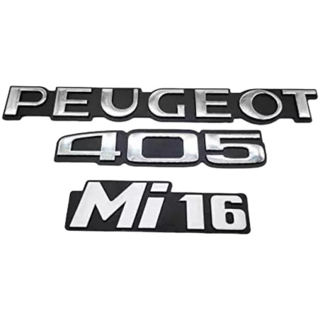 Logos Peugeot 405 MI 16 fase 2 Cinza Imp