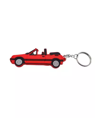 Peugeot 205 CTI roter Schlüsselanhänger