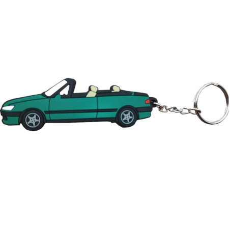Peugeot 306 convertible Roland Garros keychain