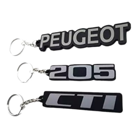 Schlüsselanhänger Peugeot 205 CTI