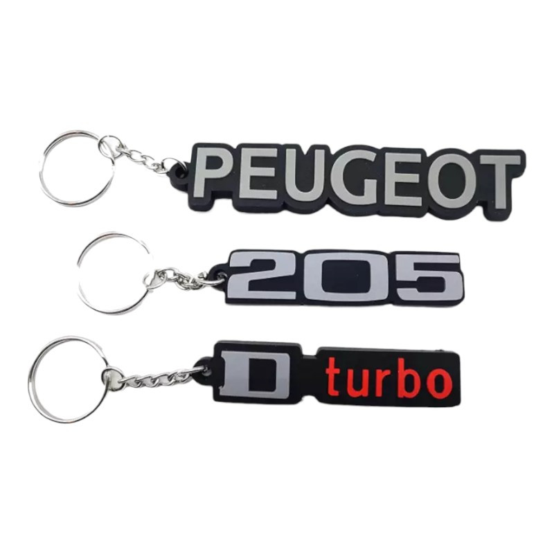 Porte clés Peugeot 205 DTurbo