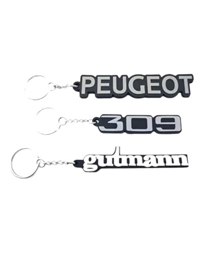 Porte clés Peugeot 309 Gutmann